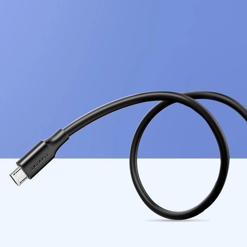 UGREEN micro USB kabelis QC 3.0 2.4A 1.5m - Juodas