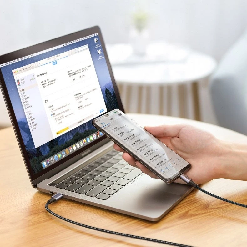 USB C į USB C laidas UGREEN US316, 100W, 2m - juodas
