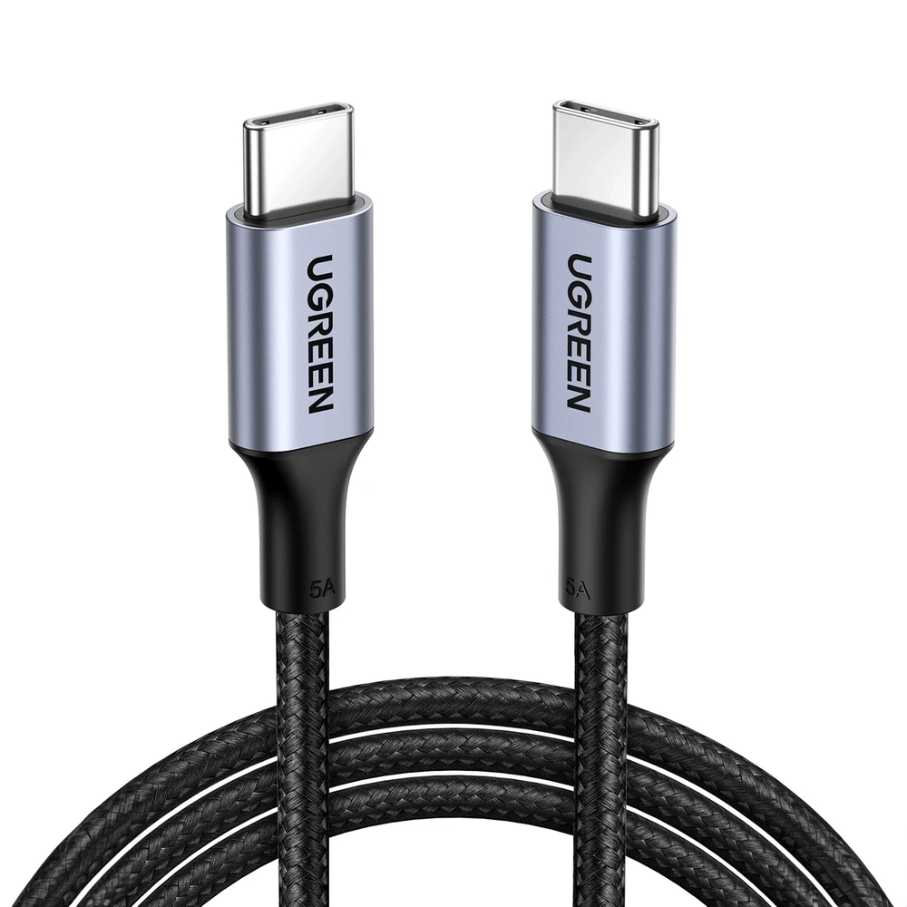 Ugreen US557 USB-C į USB-C laidas, 100 W, 5A (juodas)