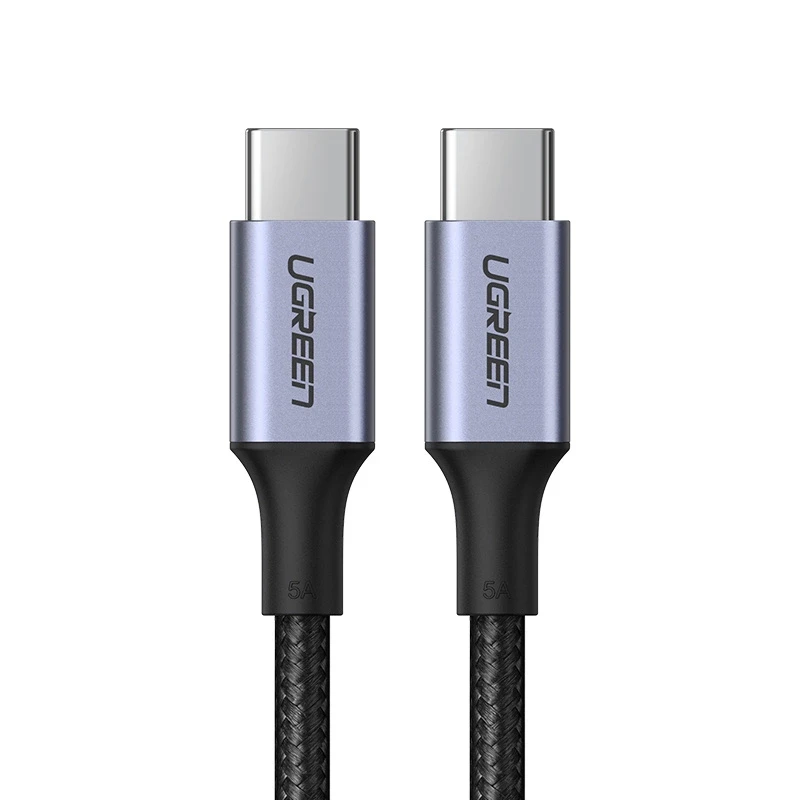 Ugreen US557 USB-C į USB-C laidas, 100 W, 5A (juodas)