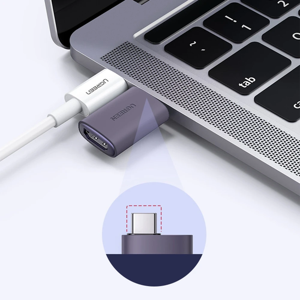 UGREEN US320 USB-C HDMI adapteris - Pilkas