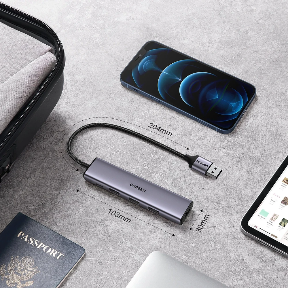 USB 5-in-1 šakotuvas UGREEN CM473