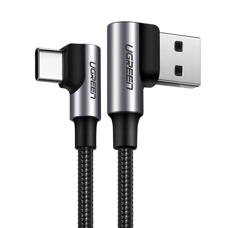 UGREEN US176 kampinis USB - USB-C laidas 3A 1m