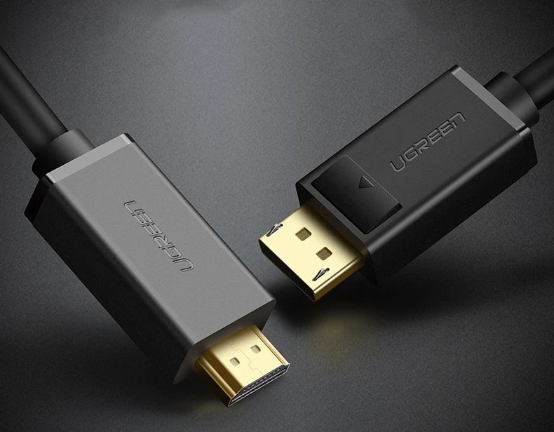 Kabelis Ugreen DP101 DisplayPort to HDMI 1.5m juodas