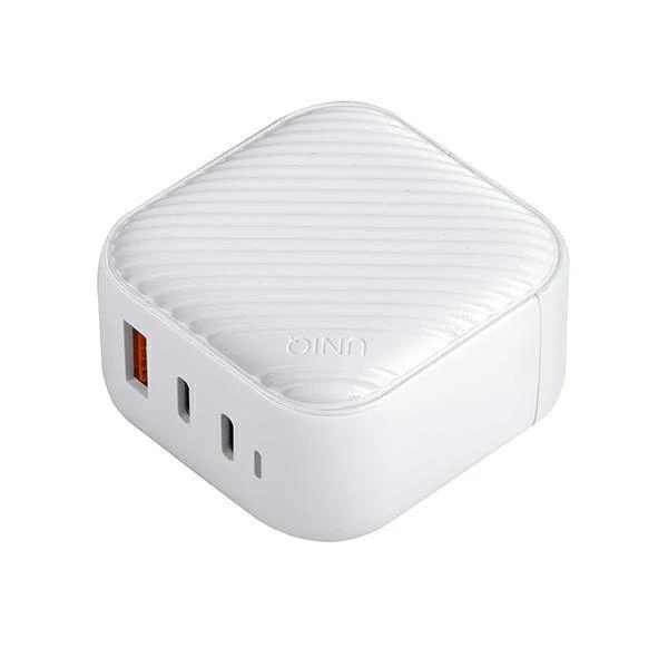 UNIQ Verge Pro Charger 66W Gan USB-C cloud baltos spalvos