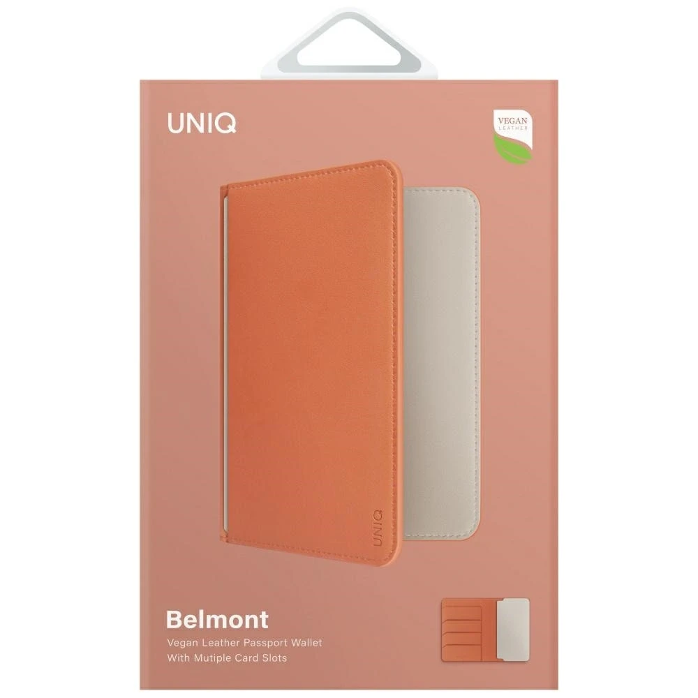 Passport Dėklas UNIQ Belmont RFID terracotta ivory