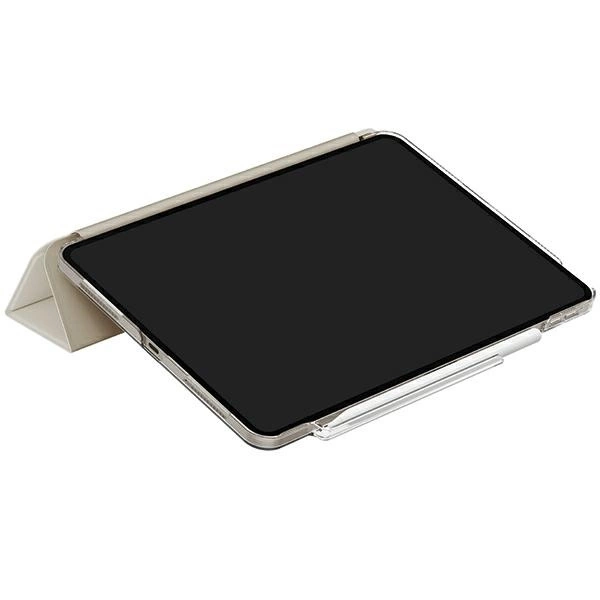 UNIQ Camden Click iPad Air 11″ (2024) dėklas smėlio/dramblio kaulo spalvos