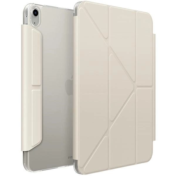 UNIQ Camden Click iPad Air 11″ (2024) dėklas smėlio/dramblio kaulo spalvos