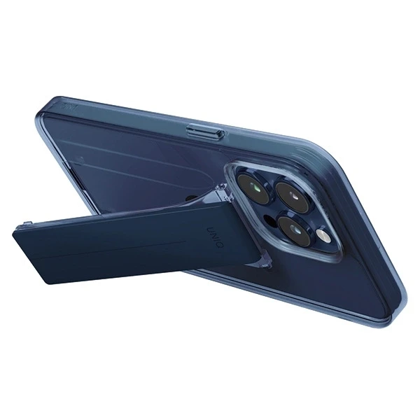 UNIQ Heldro Mount dėklas with Stand Apple iPhone 15 Pro 6.1″ mėlynas ultamarine deep mėlynas