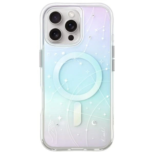 UNIQ dėklas Coehl Celest Apple iPhone 16 Pro Max 6.9" magnetinio įkrovimo opal/iridescent