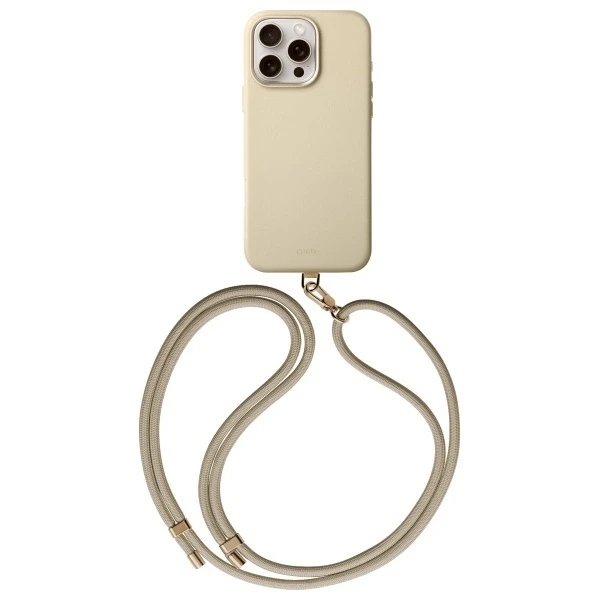 UNIQ Coehl Muse Apple iPhone 16 Pro 6.3″ Magnetic Charging dėklas cream
