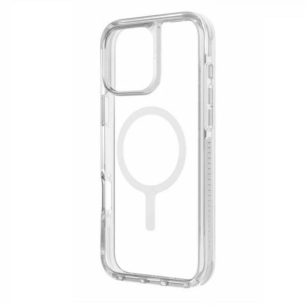 UNIQ dėklas Combat Luminous Apple iPhone 16 Pro 6.3" Magclick Charging baltos spalvos
