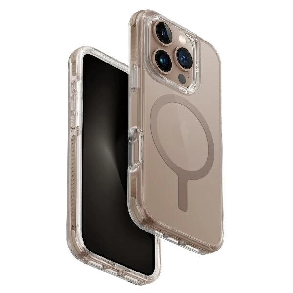UNIQ dėklas Combat Apple iPhone 16 Pro Max 6.9" Magclick Charging geltonos spalvos