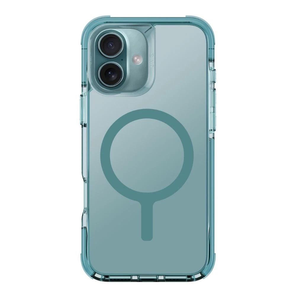 UNIQ Combat Apple iPhone 16 Plus 6.7″ Magclick Charging dėklas žalias teal žalias