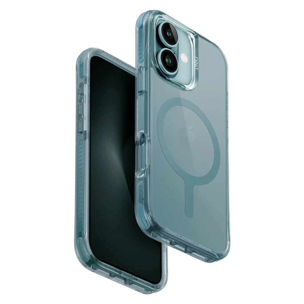 UNIQ Combat Apple iPhone 16 Plus 6.7″ Magclick Charging dėklas žalias teal žalias