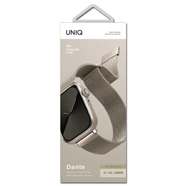 Išmaniojo laikrodžio Apple 4/5/6/7/SE dirželis, Šampaninės spalvos, 40/41mm