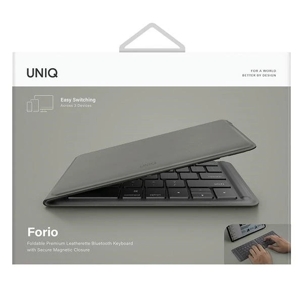 UNIQ Forio foldable Bluetooth klaviatūra Lichen žalias