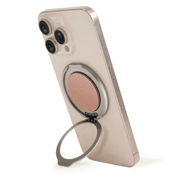 UNIQ Gripfit 360 Magnetic Mount&Kickstand Magnetic Holder blush rožinės spalvos