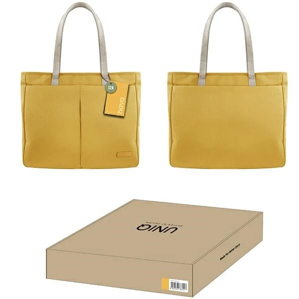 UNIQ krepšys kompiuteriui Hava 16″ canary yellow RPET
