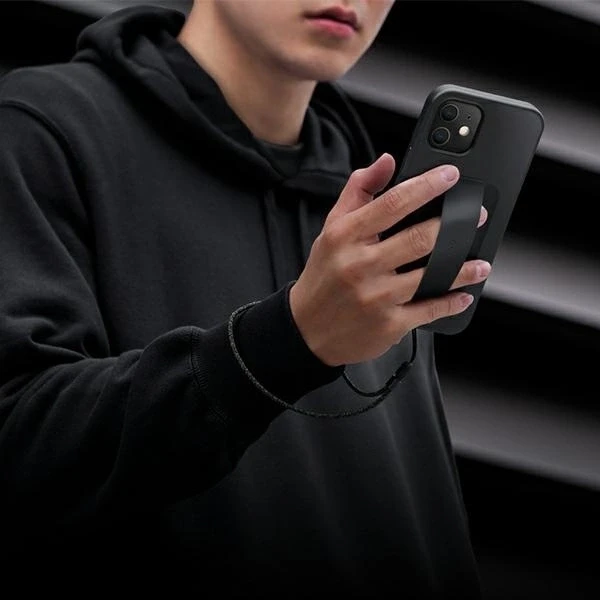 UNIQ Heldro Dėklas Apple iPhone 12 mini 5,4″ midnight juodos spalvos Antimicrobial
