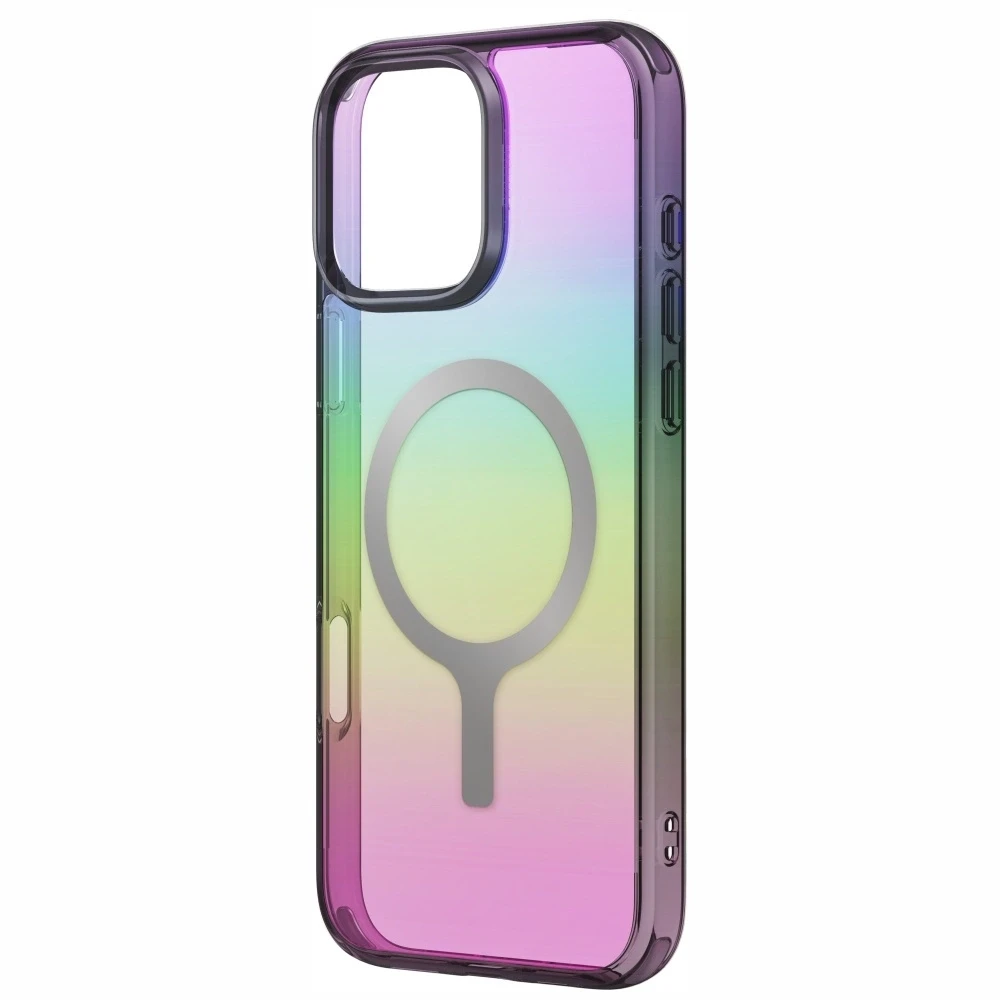 Uniq Iridescia Magclick įkrovimo dėklas, skirtas iPhone 16 Pro - Juodas