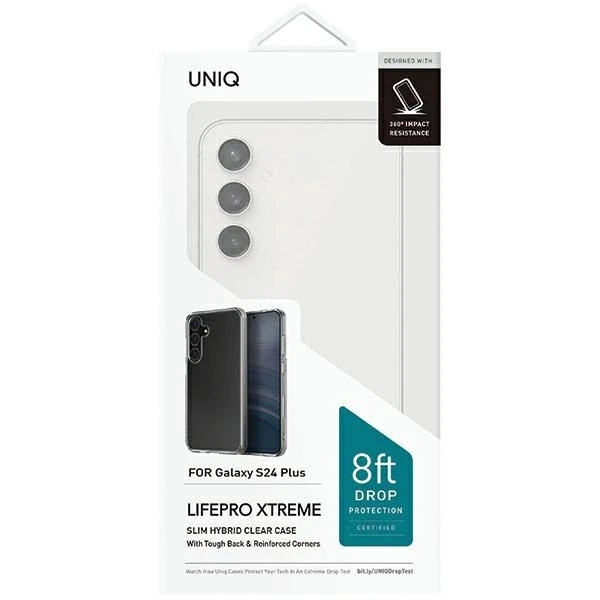 Uniq dėklas LifePro Xtreme Sam S24+ S926 skaidrus/skaidrus