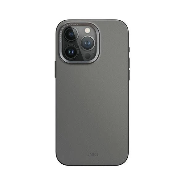 UNIQ dėklas Lyden DS Apple iPhone 15 Pro 6.1″Magclick Charging pilkos ir juodos spalvos
