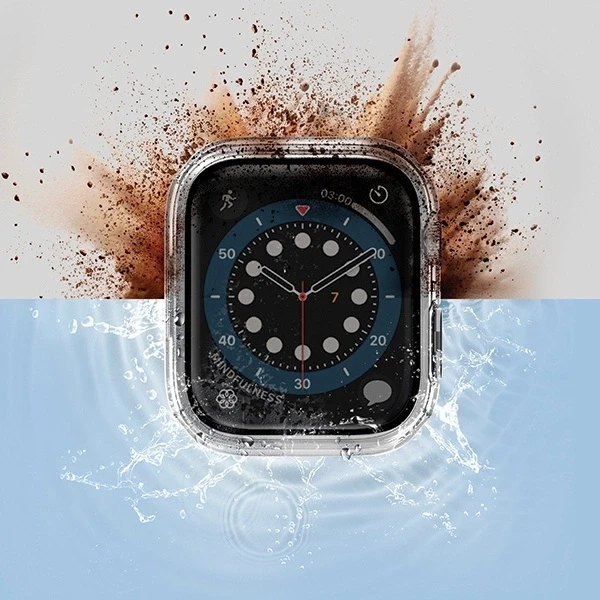 UNIQ Nautic Dėklas Apple Watch Series 7/8 41mm dove clear