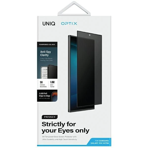 UNIQ Optix Privacy Samsung Galaxy S24 Ultra S928 privatizing Apsauginis stiklas su aplikatoriumi