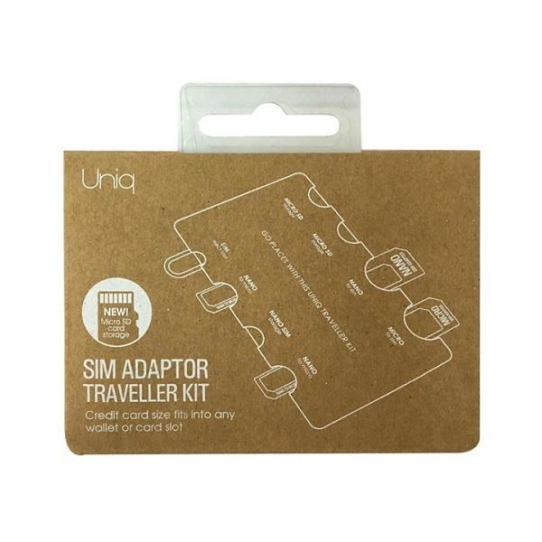 UNIQ Sim Adapteris Traveller Kit 7in1 kortelių alikiklis