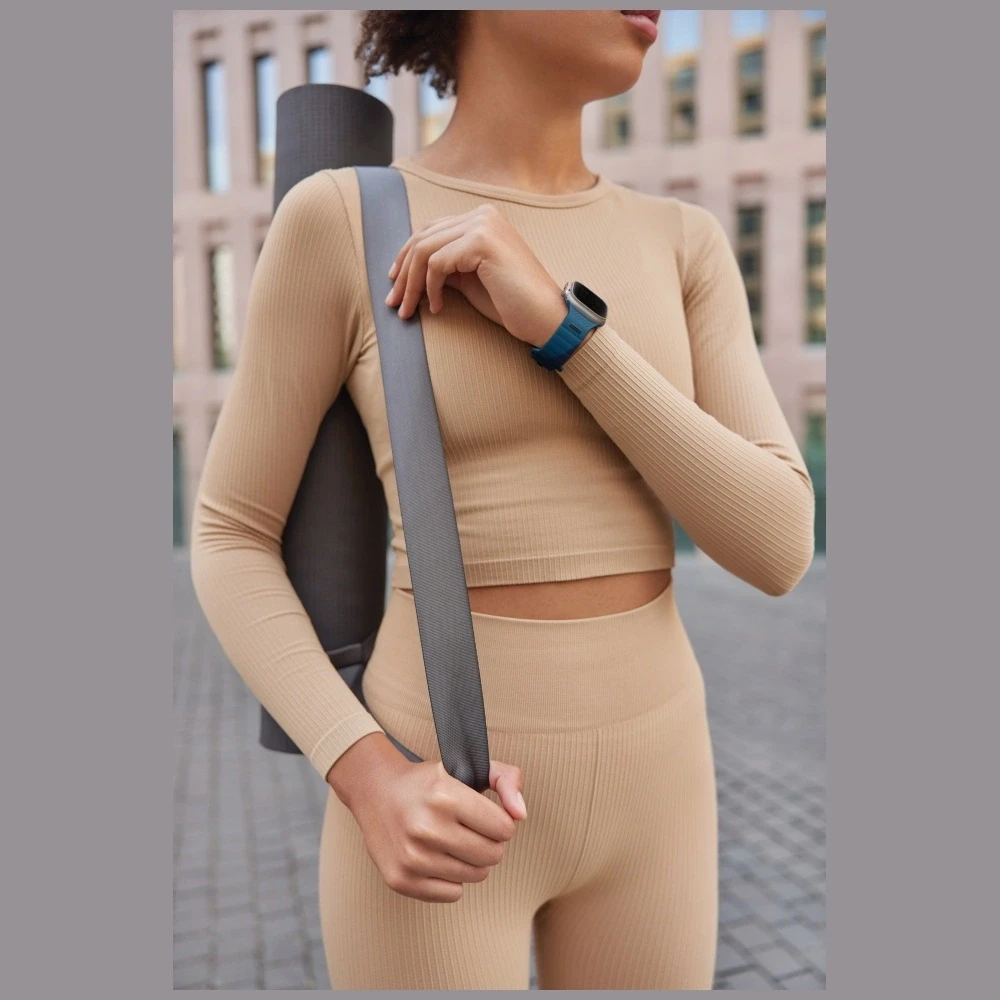 Apyrankė UNIQ Stride De Rubber Apple Watch 49/46/45/44mm storm