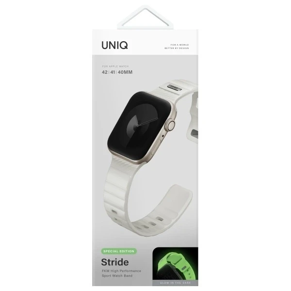 UNIQ Band Stride SE Apple Watch 42/41/40mm FKM Rubber apyrankė lumen