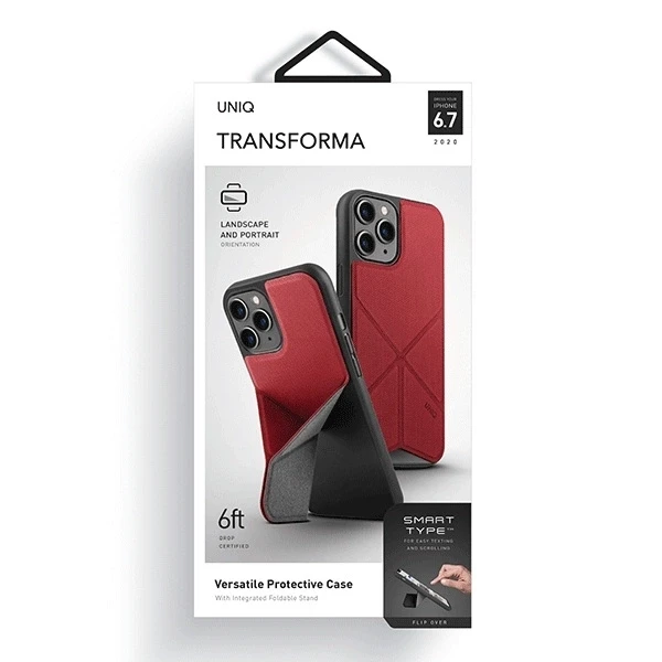UNIQ Transforma Dėklas Apple iPhone 12 Pro Max 6,5″ red