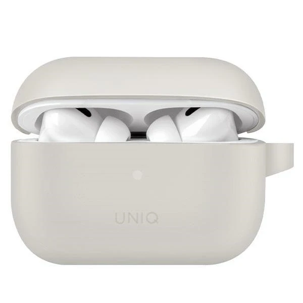 UNIQ dėklas Vencer AirPods Pro 2 gen.silikoninis (2022/2023) pilkos spalvos
