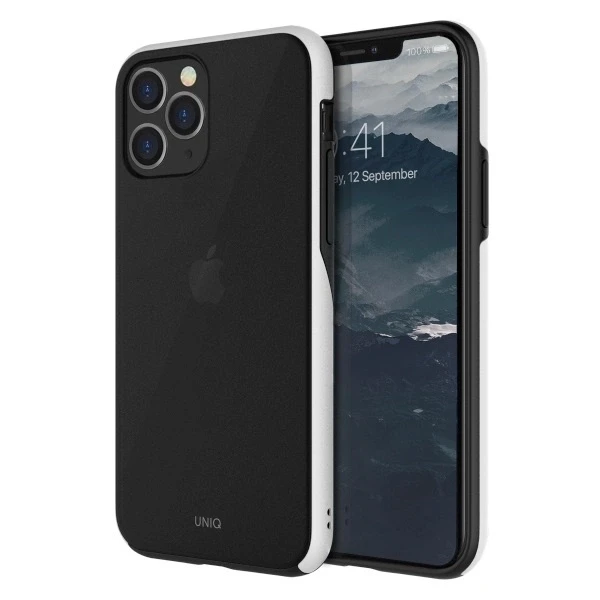 Dėklas Uniq Vesto Hue case for iPhone 11 Pro - juodas and baltas