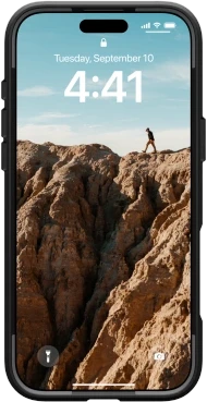 Dėklas Urban Armor Gear UAG Civilian nugarėlė su MagSafe, skirta iPhone 16 Pro Max – Juoda
