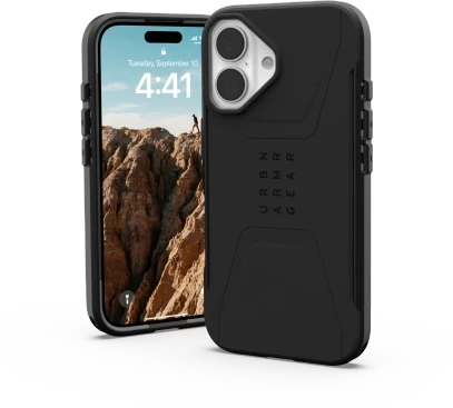 Urban Armor Gear Civilian mobiliojo telefono dėklas 15,5 cm (6.1″) Juoda