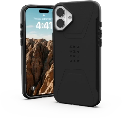 Urban Armor Gear UAG Civilian Magsafe Apple iPhone 16 Plus - dėklas telefonui juodos spalvos