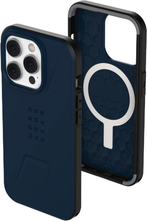 Urban Armor Gear UAG Civilian MagSafe Apple iPhone 14 Pro - dėklas telefonui mėlynos spalvos