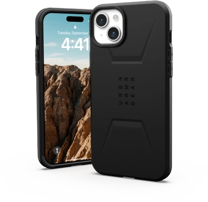 Urban Armor Gear UAG Civilian MagSafe Apple iPhone 15 Plus - dėklas telefonui juodos spalvos