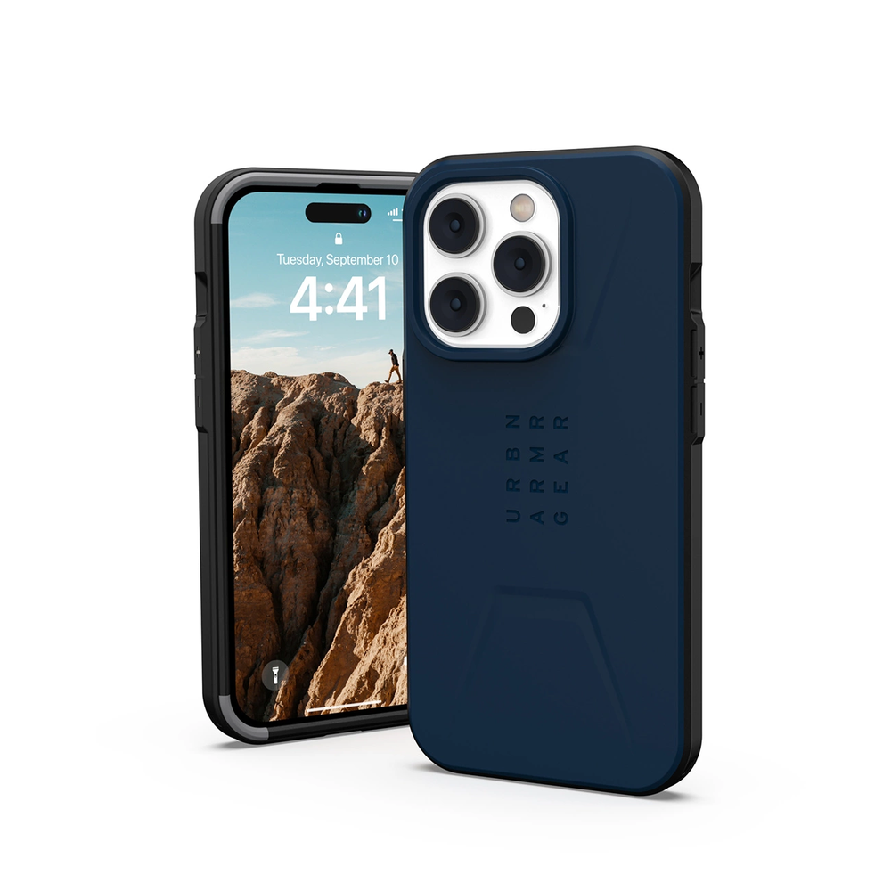 Urban Armor Gear UAG Civilian MagSafe Apple iPhone 14 Pro - dėklas telefonui mėlynos spalvos