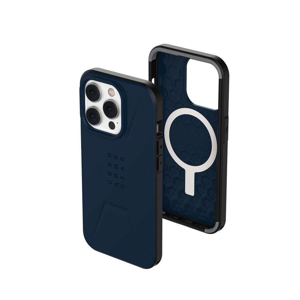 Urban Armor Gear UAG Civilian MagSafe Apple iPhone 14 Pro - dėklas telefonui mėlynos spalvos