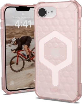 UAG Urban Armor Gear dėklas ESSENTIAL ARMOR suderinamas su MagSafe, skirtas IPHONE 16e rose