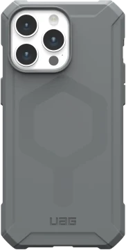 Urban Armor Gear UAG Essential Armor MagSafe dėklas iPhone 15 Pro Max - sidabrinis