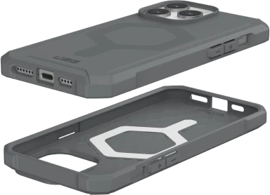 Urban Armor Gear UAG Essential Armor MagSafe dėklas iPhone 15 Pro Max - sidabrinis
