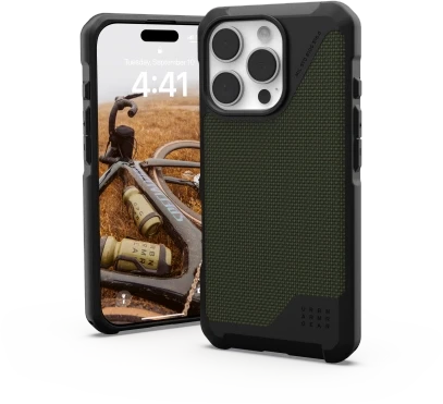 Urban Armor Gear UAG Metropolis LT Magsafe Apple iPhone 16 Pro - dėklas telefonui žalios spalvos
