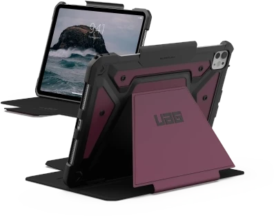 Urban Armor Gear UAG Metropolis SE Case with Stand and Apple Pieštukas Holder for iPad Pro 11" 2024 - raudonos spalvos
