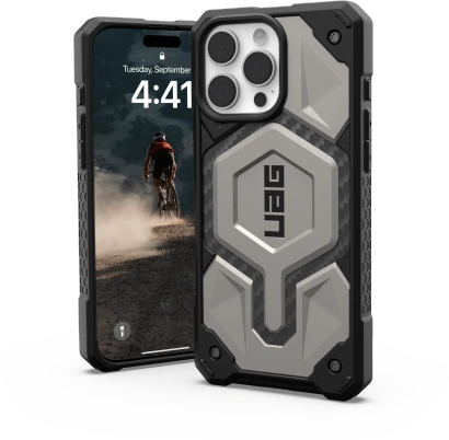 Dėklas Urban Armor Gear UAG Monarch Pro MagSafe Apple iPhone 16 Pro Max – titano