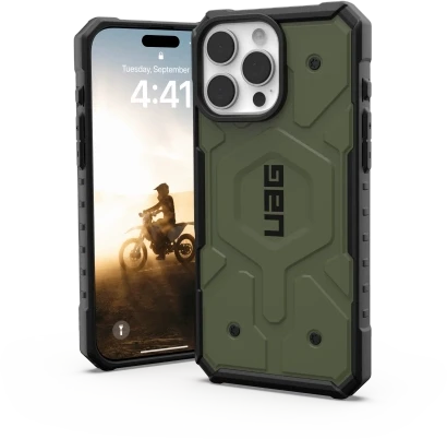 Urban Armor Gear UAG Pathfinder Magsafe Apple iPhone 16 Pro Max - dėklas telefonui žalios spalvos
