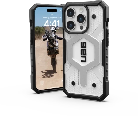 Urban Armor Gear UAG Pathfinder MagSafe Apple iPhone 15 Pro - dėklas telefonui skaidrus